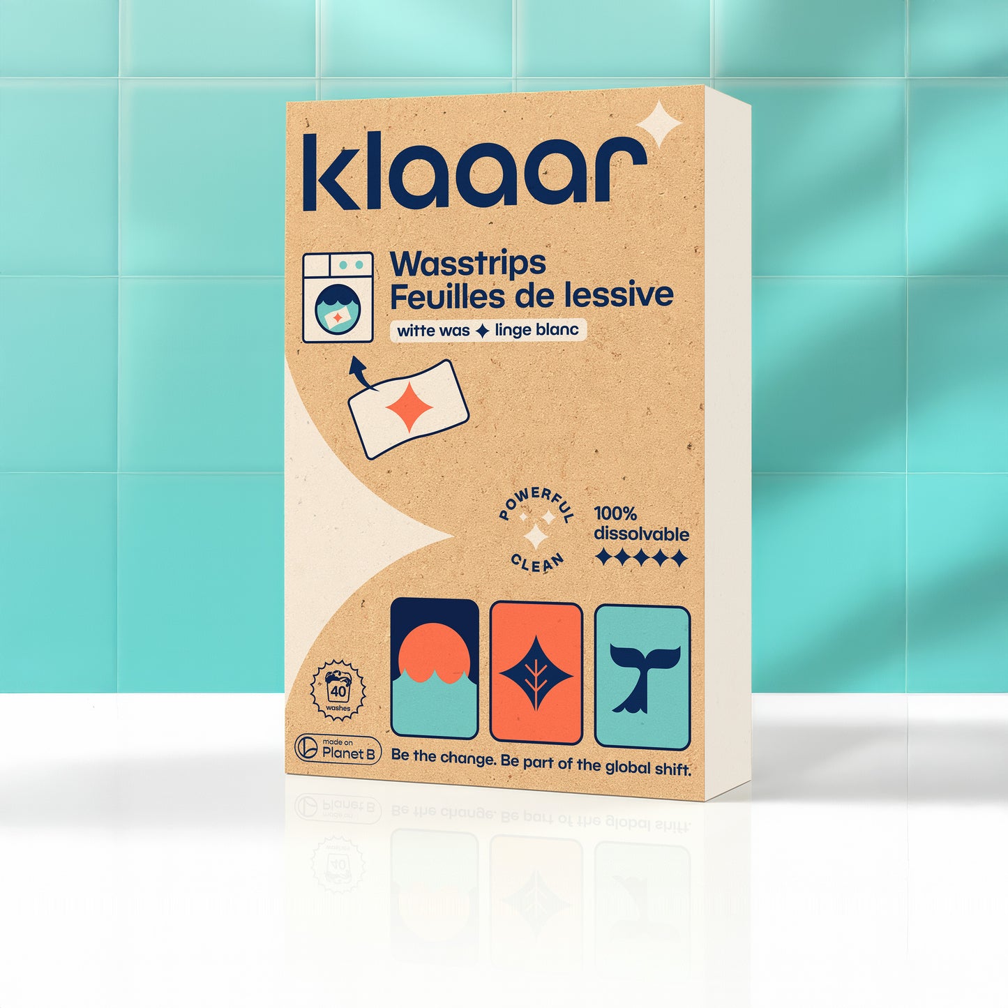 Jaarvoorraad - wasstrips voor witte was (6x40 wasbeurten)