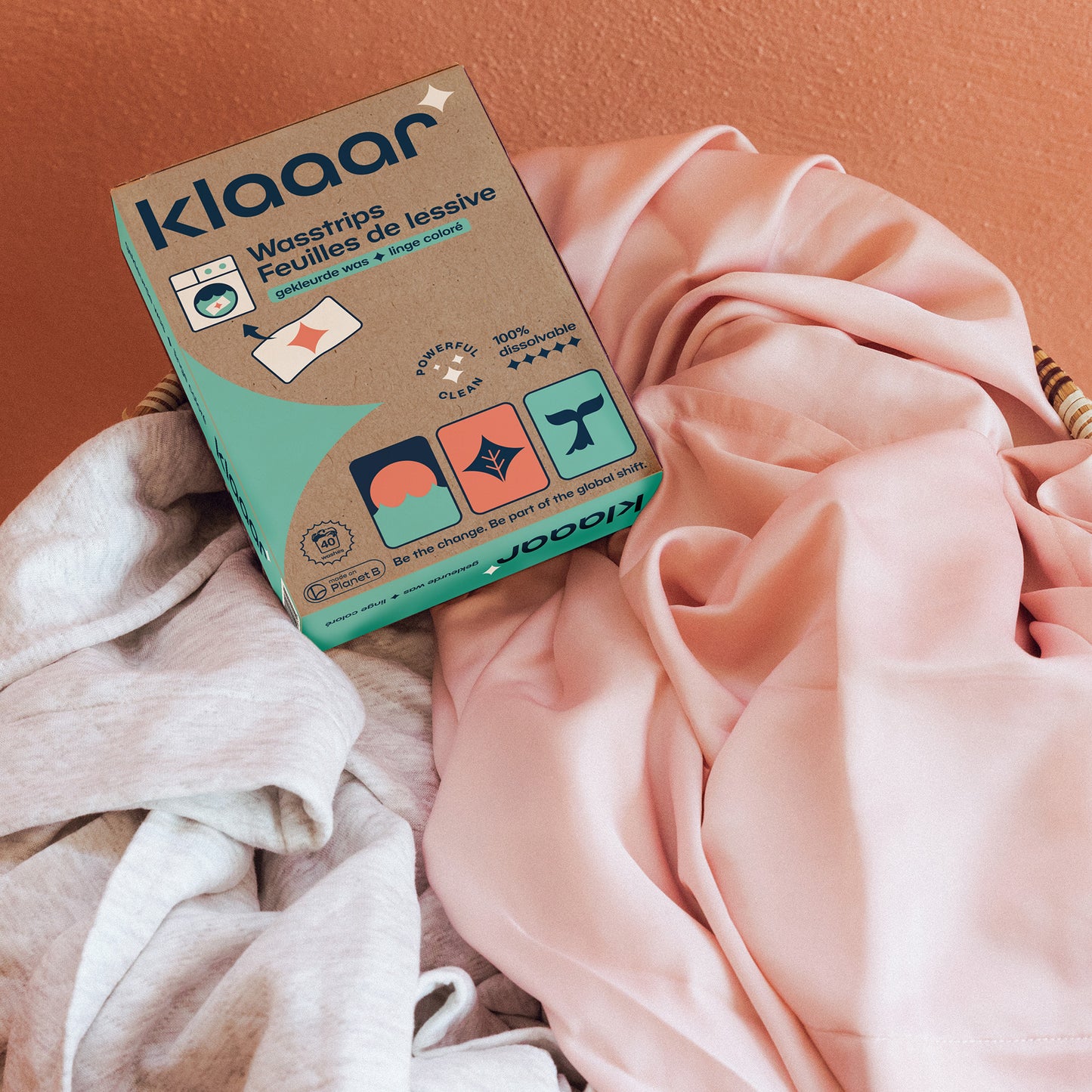 Feuilles de lessive (40 lessives) pour le linge coloré